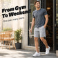 🩳 PROMO LIMITÉE -50% ! ⚡ Short de Sport Séchage Rapide Homme – Poches Zippées, Panneaux Ventilés, Coupe Flexible, 4 Coloris, Tailles M-3XL 🏃‍♂️🌿