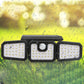 💡 PROMO LIMITÉE -50% ! ☀️ Applique Murale Solaire à 3 Têtes avec Capteur – 2400mAh, LED Haute Luminosité, Angle Réglable, Étanche, Idéale Jardin & Garage 🏠