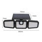 💡 PROMO LIMITÉE -50% ! ☀️ Applique Murale Solaire à 3 Têtes avec Capteur – 2400mAh, LED Haute Luminosité, Angle Réglable, Étanche, Idéale Jardin & Garage 🏠