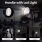🧑‍🦳 -50% ! 🦯 Canne Pliante Multifonctionnelle – Alliage d’Aluminium – 5 Hauteurs Réglables (86-97 cm) – Éclairage LED & Bouton d’Alarme pour Sécurité des Seniors 🚨