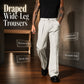 👖 50% DE RÉDUCTION 🌿 Pantalon droit drapé doux pour homme – Coupe classique & tissu fluide – Parfait pour un look décontracté ou chic au quotidien – confortable et intemporel ✨💼
