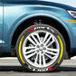 🏎️ PROMO FLASH : 50% DE RÉDUCTION ! Autocollants de Lettrage pour Flanc de Pneu – Adhésif Haute Qualité & 4 Couleurs for Look Racing Sportif ✨