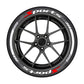 🏎️ PROMO FLASH : 50% DE RÉDUCTION ! Autocollants de Lettrage pour Flanc de Pneu – Adhésif Haute Qualité & 4 Couleurs for Look Racing Sportif ✨