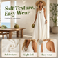 👗 PROMO EXCEPTIONNELLE 50% DE RÉDUCTION ! 🌸 Robe Maxi Élégante à Épaules Drapées – Tissu Fluide & Coupe Raffinée – Parfaite pour les Soirées, les Mariages ou un Look Chic au Quotidien ✨💃🌿