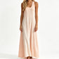 👗 PROMO EXCEPTIONNELLE 50% DE RÉDUCTION ! 🌸 Robe Maxi Élégante à Épaules Drapées – Tissu Fluide & Coupe Raffinée – Parfaite pour les Soirées, les Mariages ou un Look Chic au Quotidien ✨💃🌿