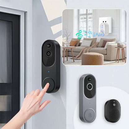 🔔 -50% ! 🏠 Sonnette et Carillon avec Vidéo HD sans Fil – IP65 & Vision Nocturne – Détection IA & Stockage Cloud pour Maison Intelligente 📹
