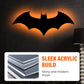 🦇 50% DE RÉDUCTION ! 🌙 Veilleuse Chauve-Souris 7 Couleurs – Acrylique Brillant – Télécommande & USB for Chambre Enfant & Fan Batman