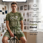 🎉 SOLDES 2026 – PLUS DE 33 000 VENDUS ! 🎉 👕 Ensemble T-Shirt & Short Imprimé Faux Denim Homme – Tissu Premium Léger & Respirant – Look Jean Tendance, Confort Absolu 🧢✨