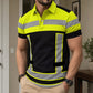 👔 50% DE RÉDUCTION ! ⏰ Chemise Homme Manches Courtes Haute Visibilité – Bandes Réfléchissantes & Tissu Respirant – Idéale pour le Travail, le Chantier ou les Sorties Nocturnes ✨🦺🌙