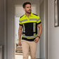 👔 50% DE RÉDUCTION ! ⏰ Chemise Homme Manches Courtes Haute Visibilité – Bandes Réfléchissantes & Tissu Respirant – Idéale pour le Travail, le Chantier ou les Sorties Nocturnes ✨🦺🌙
