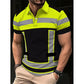 👔 50% DE RÉDUCTION ! ⏰ Chemise Homme Manches Courtes Haute Visibilité – Bandes Réfléchissantes & Tissu Respirant – Idéale pour le Travail, le Chantier ou les Sorties Nocturnes ✨🦺🌙
