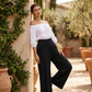 👖 PROMO EXCEPTIONNELLE 50% DE RÉDUCTION ! 🌸 Pantalon Large Décontracté pour Femme – Tissu Milk Silk Fluide, Taille Haute Élastique & Poches Latérales – Léger, Confortable et Chic – Parfait pour l’Été, le Quotidien ou les Voyages ✨🌿☀️