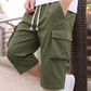 🩳 PROMO EXCEPTIONNELLE 50% DE RÉDUCTION ! 🌿 Short Cargo Capri Décontracté pour Homme – Taille Élastique à Cordon de Serrage, Grandes Poches & Tissu Respirant – Le Parfait Entre-Deux pour l’Été ☀️👖✨