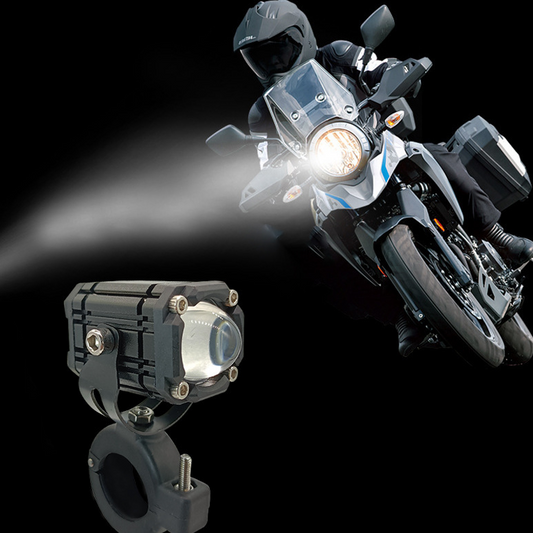 🏍️ PROMO FLASH – 50 % ! 💡 Projecteur LED Universel Moto – Alliage Aluminium & Puce Haute Intensité – Double Faisceau & 12-80 V for Route & Tout-Terrain