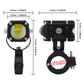 🏍️ PROMO FLASH – 50 % ! 💡 Projecteur LED Universel Moto – Alliage Aluminium & Puce Haute Intensité – Double Faisceau & 12-80 V for Route & Tout-Terrain