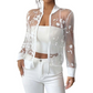 📢 50% DE RÉDUCTION ! ⏰ Veste en Maille Transparente Florale d’Été pour Femme – Tissu Respirant, Broderies Florales & Protection Solaire – Parfaite pour Superposer en Toute Saison 🌸✨👗
