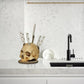 🎃 PROMO CHAUDE – 50% DE RÉDUCTION ! 💀 Porte-Couteaux Crâne Gothique – Résine Premium, Design Unique & Fonctionnel – Rangez Vos Couteaux avec Style – Idéal pour Cuisine ou Salle à Manger 🔪✨