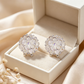 💎 50% DE RÉDUCTION ! 🌸 Boucles d’Oreilles Puces Florales Étincelantes – Design Classique, Confort Léger & Détail Scintillant – Parfaites pour le Quotidien et les Occasions Spéciales ✨💖