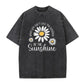 🌼 50% DE RÉDUCTION ! 👕 T-Shirt Unisexe Imprimé Marguerite Vintage Wash – Coupe Ample, Tissu Doux & Silhouette Décontractée – Parfait pour l’Été et le Quotidien ✨💛