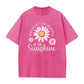 🌼 50% DE RÉDUCTION ! 👕 T-Shirt Unisexe Imprimé Marguerite Vintage Wash – Coupe Ample, Tissu Doux & Silhouette Décontractée – Parfait pour l’Été et le Quotidien ✨💛