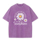 🌼 50% DE RÉDUCTION ! 👕 T-Shirt Unisexe Imprimé Marguerite Vintage Wash – Coupe Ample, Tissu Doux & Silhouette Décontractée – Parfait pour l’Été et le Quotidien ✨💛