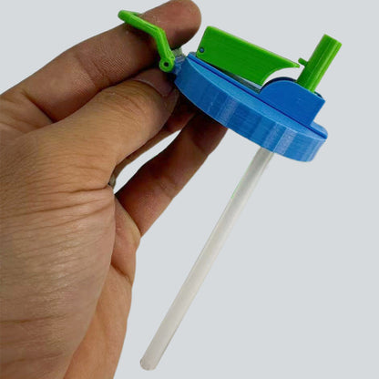 🥤 50% DE RÉDUCTION ! 🧒 Couvercle de Canette avec Paille pour Enfants – Compatible Universel, Étanche & Réutilisable – Sans BPA, Idéal pour les Pique-Niques et les Voyages 🌿✨