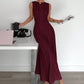 👗 SOLDES 2026 – +38 000 VENDUS ! ✨ Robe Maxi Sans Manches Plissé – Coupe A-Line, Plis Verticaux Amincissants & Tissu Polyester Durable – Élégance Intemporelle pour le Bureau, les Soirées et le Quotidien 🌸💃