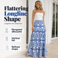 👗 50% DE RÉDUCTION ! 🌴 Jupe Maxi Fluide – Légère, Longue & Polyvalente – Imprimé Bleu Saisissant, Tissu Doux & Drapé Élégant – Parfaite pour la Plage, les Vacances et le Quotidien 🌊☀️✨