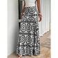 👗 50% DE RÉDUCTION ! 🌴 Jupe Maxi Fluide – Légère, Longue & Polyvalente – Imprimé Bleu Saisissant, Tissu Doux & Drapé Élégant – Parfaite pour la Plage, les Vacances et le Quotidien 🌊☀️✨