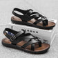 👡 50% DE RÉDUCTION ! ☀️ Sandales Romaines Homme – Synthétique Premium – Semelle Souple & Bride Réglable for Été & Plage