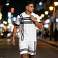 👕 50% DE RÉDUCTION ! 🩳 Ensemble Athlétique 2 Pièces Homme Été – Tissu Respirant, Imprimé 3D & Taille Élastique – Parfait pour le Gym, la Course et le Quotidien ☀️💪✨