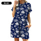👗 50% DE RÉDUCTION ! 🌸 Robe Décontractée à Manches Courtes – Coupe Ample, Imprimés Tendance & Poches Latérales – Tissu Coton Léger – Parfaite pour l’Été, le Quotidien et les Voyages ☀️✨🌿