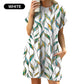 👗 50% DE RÉDUCTION ! 🌸 Robe Décontractée à Manches Courtes – Coupe Ample, Imprimés Tendance & Poches Latérales – Tissu Coton Léger – Parfaite pour l’Été, le Quotidien et les Voyages ☀️✨🌿