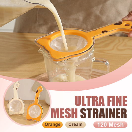 📢 50% DE RÉDUCTION ! ⏰ Passoire Ultra Fine 120 Mailles – Filtrage Précis & Durable – Matériau Alimentaire, Poignée Ergonomique & Maille Amovible – Idéale pour le Thé, les Infusions, les Sauces et la Pâtisserie 🍵✨🍽️