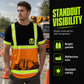 👷 50% DE RÉDUCTION ! 🦺 T-Shirt de Travail Haute Visibilité – Panneaux Fluorescents, Bandes Réfléchissantes & Tissu Respirant – Coupe Décontractée – Idéal pour Chantier, Voirie et Travaux Extérieurs – Tailles XS à 6XL ✨💪