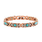 ⏳ PROMO FLASH : 50% DE RÉDUCTION ! Bracelet Magnétique Finition Cuivre Antique – Pierres Synthétiques Turquoise & Corail for Élégance Vintage au Poignet ❤️✨