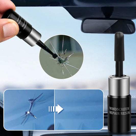📢 50% DE RÉDUCTION ! ⏰ Liquide de Réparation de Verre – Cracks Gone – Répare Fissures, Éclats & Impacts – Formule Haute Résistance, Durcissement UV – Idéal pour Pare-Brise, Fenêtres et Miroirs 🚗🪟✨