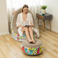 🎁 Le Cadeau Parfait 🎁 Fauteuil Pouf Gonflable pour Adultes avec Repose-pieds & Pompe Électrique – Confort Ultime & Capacité 150kg ⚡