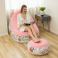 🎁 Le Cadeau Parfait 🎁 Fauteuil Pouf Gonflable pour Adultes avec Repose-pieds & Pompe Électrique – Confort Ultime & Capacité 150kg ⚡