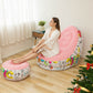🎁 Le Cadeau Parfait 🎁 Fauteuil Pouf Gonflable pour Adultes avec Repose-pieds & Pompe Électrique – Confort Ultime & Capacité 150kg ⚡