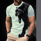 🔥 50% DE RÉDUCTION ! 🌿 T-Shirt à Imprimé Graphique Respirant pour Homme – Coupe Athlétique, Séchage Rapide & Impression Numérique Résistante – Idéal pour le Sport et le Quotidien 🐆