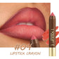 💄 PROMO FLASH : 50% DE RÉDUCTION ! ✨ Crayon à Lèvres Mat Longue Tenue – 3,5g – 2-en-1 Contour & Rouge à Lèvres & Hydratant for Femme – 6 Couleurs 🎨