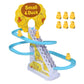 🦆 50% DE RÉDUCTION ! 🧸 Petit Canard Qui Monte les Escaliers – Jouet Électrique Amusant, Lumières LED & Musique Ludique – Parfait pour Éveiller Bébé et le Faire Rire 🎶