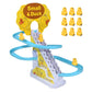 🦆 50% DE RÉDUCTION ! 🧸 Petit Canard Qui Monte les Escaliers – Jouet Électrique Amusant, Lumières LED & Musique Ludique – Parfait pour Éveiller Bébé et le Faire Rire 🎶
