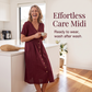 🎉 OFFRE LIMITÉE – 50% DE RÉDUCTION ! 💕 Robe Midi Fluide d’Été – Boutons Devant, Poches Fonctionnelles & Tissu Lin Coton Premium – Polyvalente du Matin au Soir 🌸