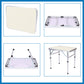 🪑 50% DE RÉDUCTION ! 🌿 Table Pliante Portable Multi-Usages – Légère, Robuste & Montage Rapide – Hauteur Double Réglable 26-55 cm – Idéale pour Intérieur, Camping & Terrasse 🏕️
