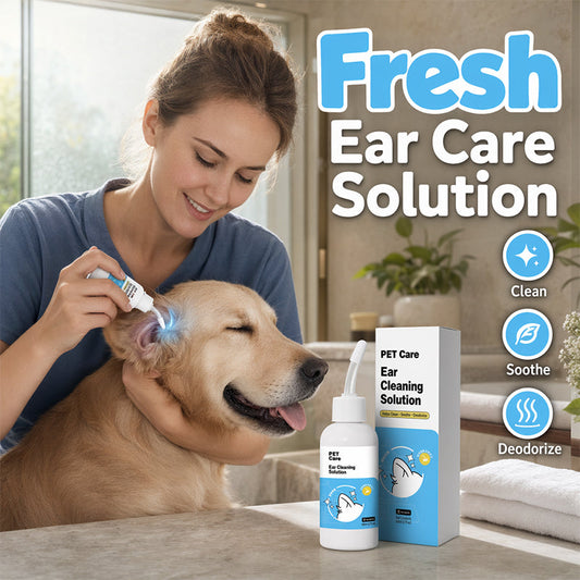 🐾 50% DE RÉDUCTION ! 🌿 Nettoyant Auriculaire Plantes – 60ml – Anti-Acariens & Désodorisant for Chiens & Chats