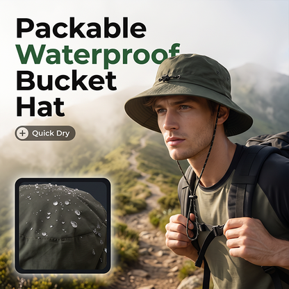 🎉 -50% ! 🪣 Bob Pliable Viral – Se Range Petit, Protège GRAND – Imperméable, UPF 50+ & Séchage Rapide – Idéal pour les Aventures en Plein Air ✨