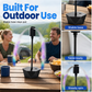 🌀 50% DE RÉDUCTION ! 🦟 Ventilateur Anti-Mouches Rechargeable USB Rétractable pour Extérieur – Pales Souples, Sans Produits Chimiques – Idéal pour Pique-Niques, Terrasses et Camping 🧺