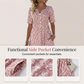 🌸 50% DE RÉDUCTION ! 👗 Robe Imprimée Décontractée à Col V avec Poches pour Femme – Tissu Premium Doux, Imprimé Floral Charmant & Poches Latérales – Idéale pour le Quotidien et Toutes les Saisons ✨